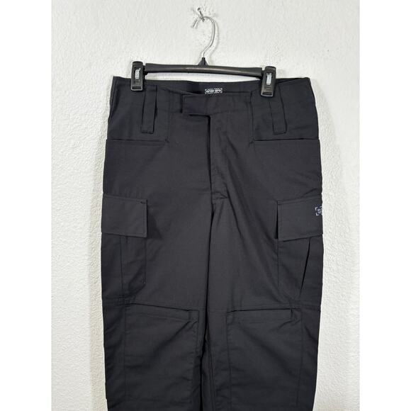 Spec Ops Pants Mens Size 32 32x28 Tactical Black Cargo Cotton Blend Pockets - Picture 3 of 13